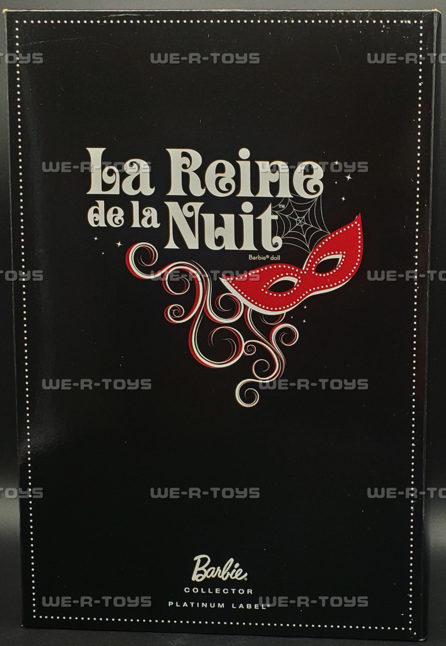 Barbie La Reine de la Nuit Platinum Label 2013 Convention Doll 2013 Mattel NRFB - We-R-Toys Barbie La Reine de la Nuit Platinum Label 2013 Convention Doll 2013 Mattel NRFB - We-R-Toys