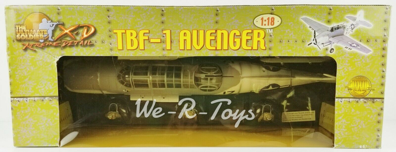 The Ultimate Soldier 32X-D TBF-1 Avenger Plane 1:18 Scale