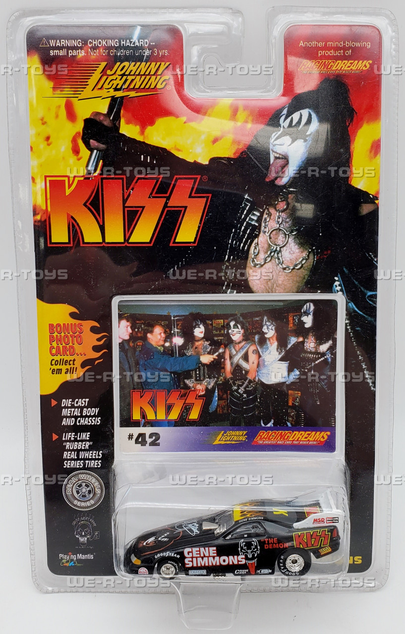 【KISS 】Johnny Lightning ダイキャストカー 4台セット Johnny Lightning KISS Race Cars Die-Cast Metal Set of 4 NRFB - We