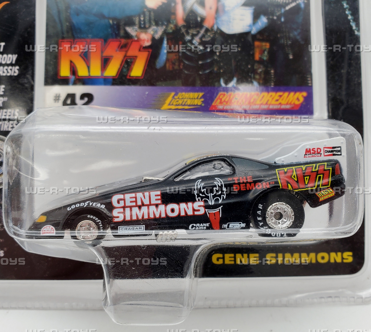 Johnny Lightning KISS Race Cars Die-Cast Metal Set of 4 NRFB - We