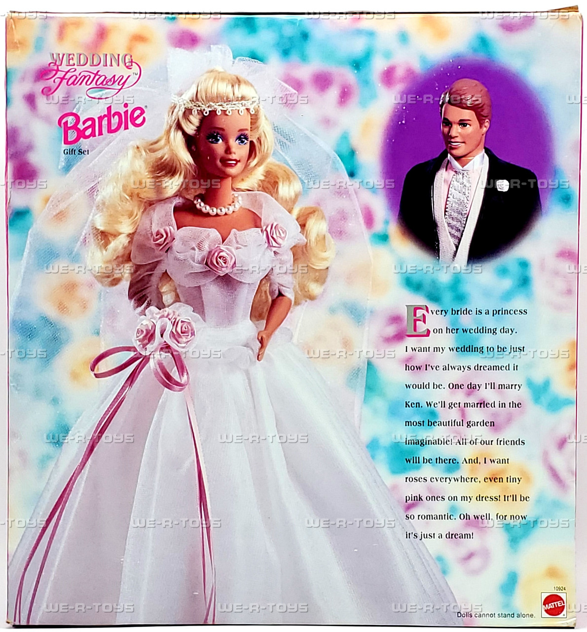 Barbie Wedding Fantasy Barbie and Ken Dolls Gift Set Special