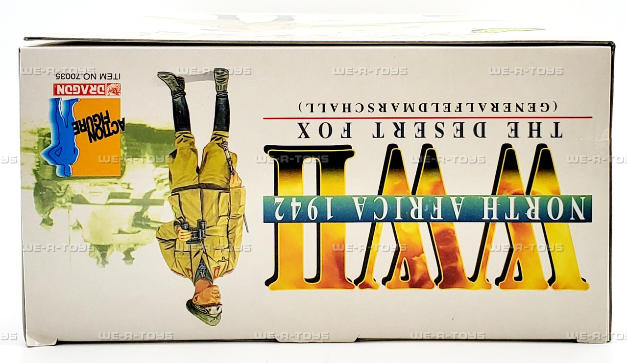 DRAGON WWⅡ NORTH AFRICA 1942 Rommel Dragon Rommel The Desert Fox Figure WWII North Africa 1942 1:6 New