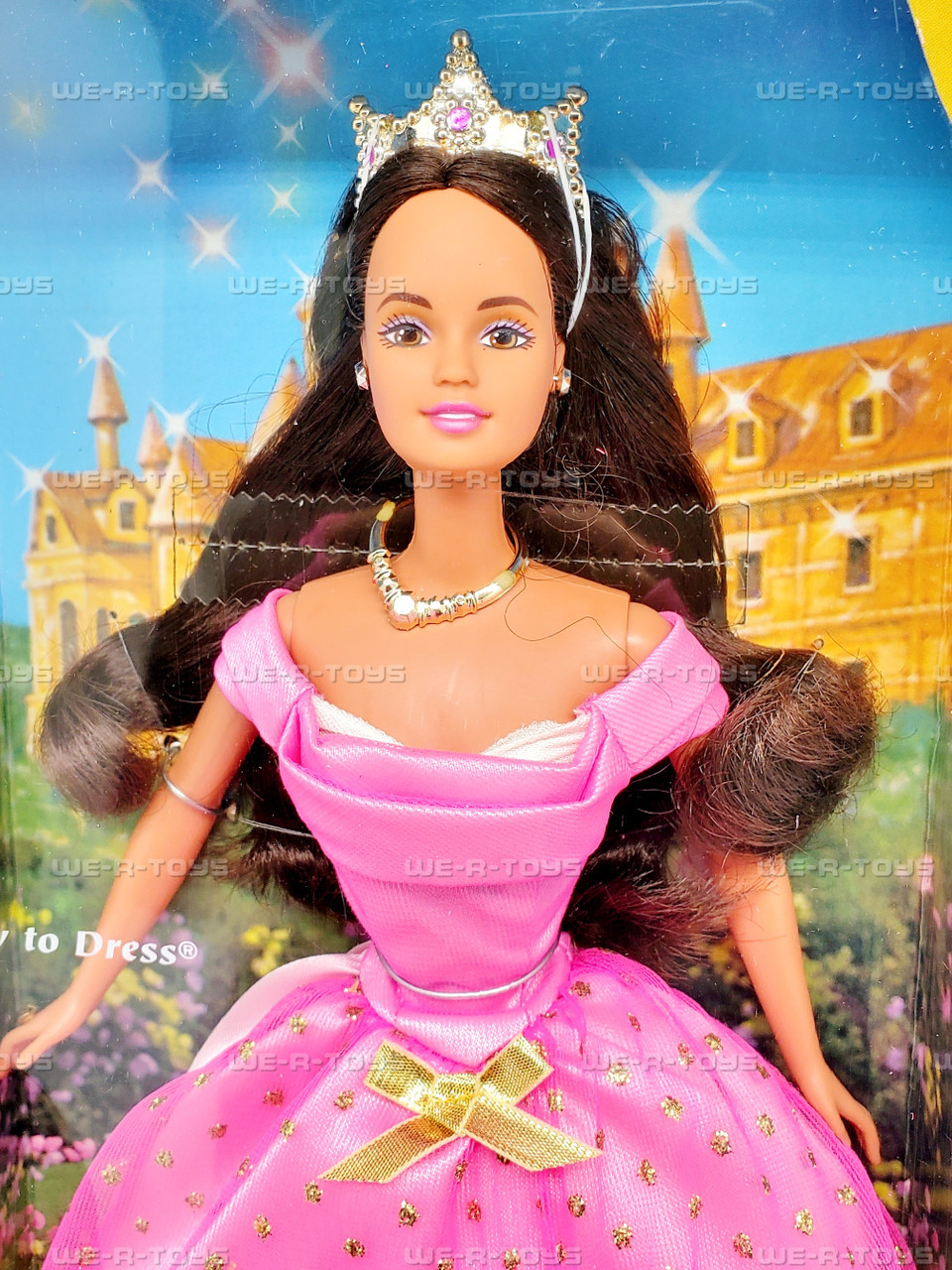 Barbie Royal Princess Pink Dress Brunette Teresa Doll 1998 Mattel