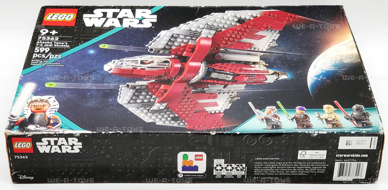 LEGO Star Wars Ahsoka Tano's T-6 Jedi Shuttle Set 599 PCS 2023 No