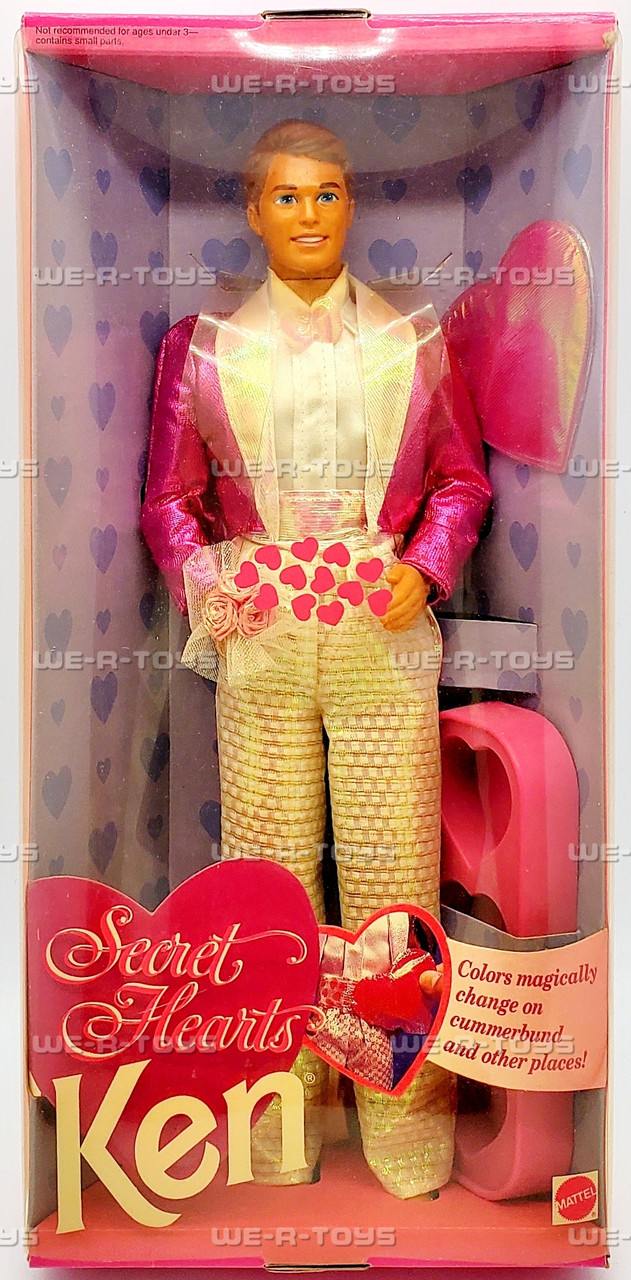 Barbie Secret Hearts Ken Doll 1992 Mattel 7988 - We-R-Toys