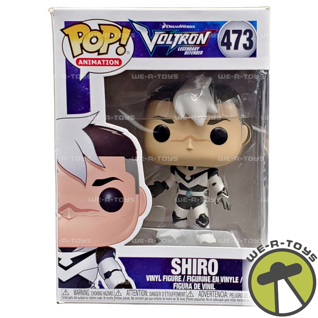 Voltron Legendary Defender Shiro Funko Pop! Vinyl Figure 473 NEW
