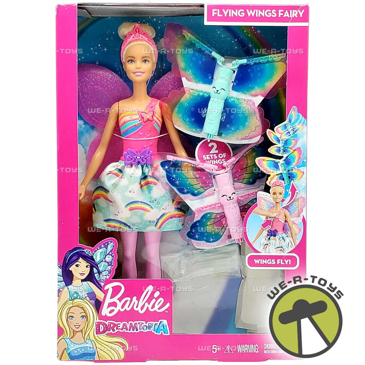 Barbie Dreamtopia Fairy Doll with Flying Wings Blonde 2018 Mattel