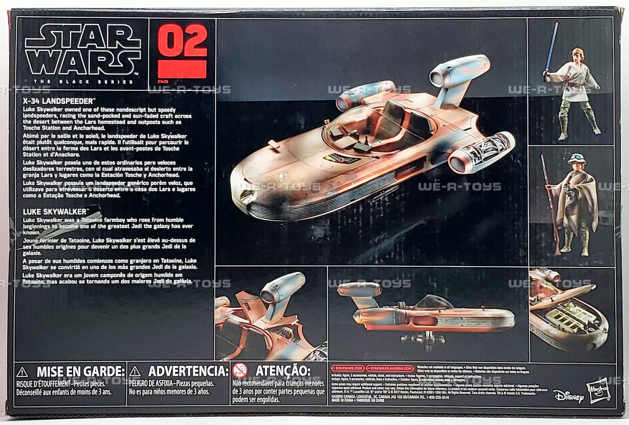 Star Wars The Black Series Luke Skywalker Figure X-34