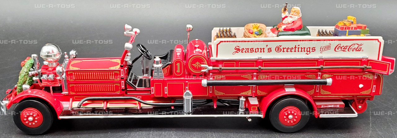 Matchbox Coca Cola Holiday 1:43 Scale 1930 Fire Engine with Santa
