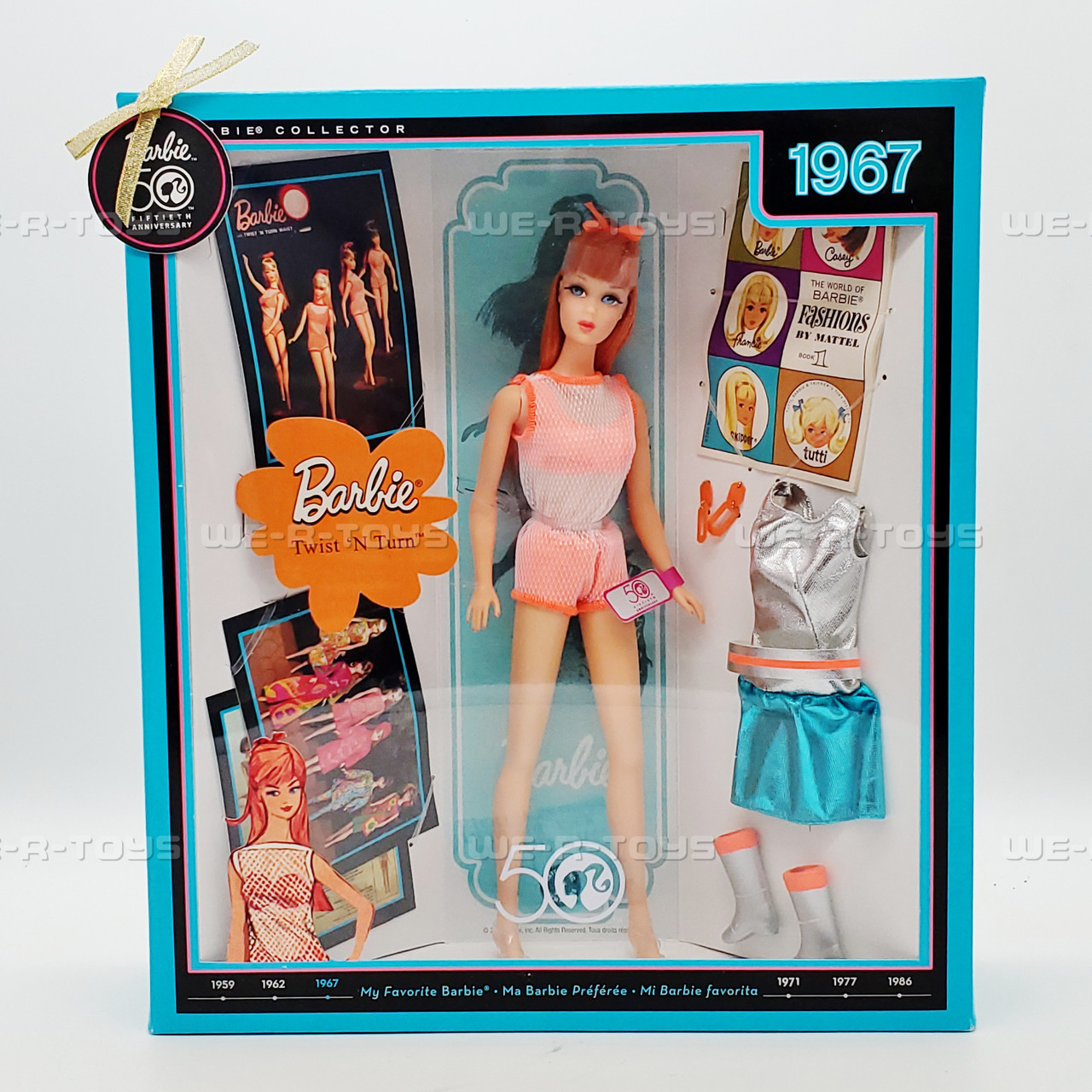 Barbie Twist 'N Turn My Favorite Barbie 1967 Reproduction Doll