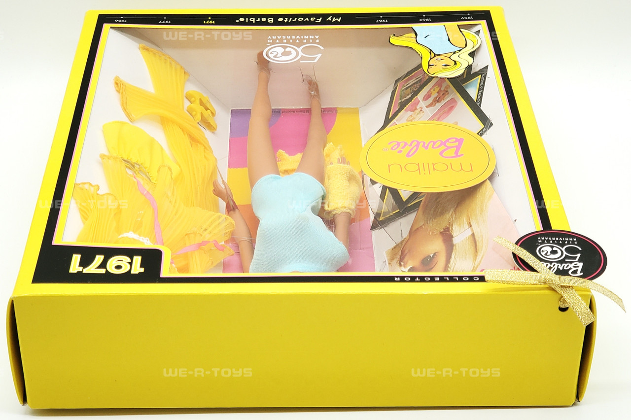 My Favorite 50th Anniversary 1971 Malibu Barbie Doll 2008 Mattel N4977 NRFB We R Toys