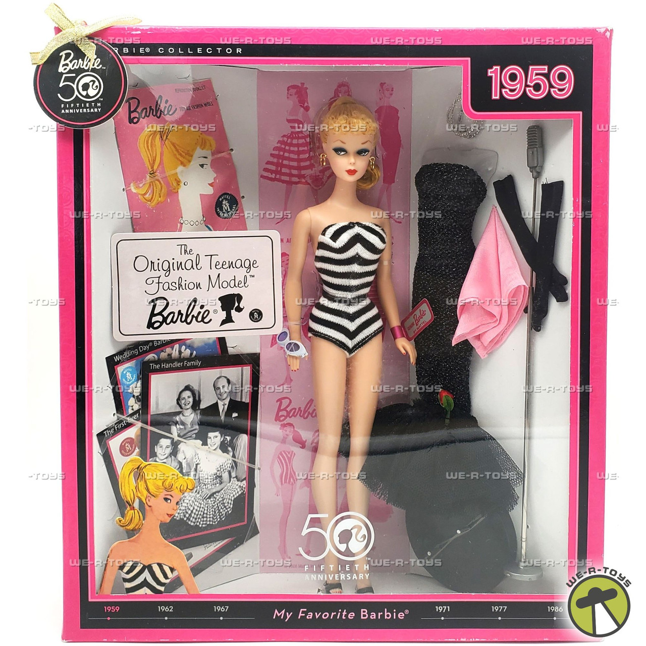 Barbie 1959 Reproduction Doll My Favorite Barbie Series 2008