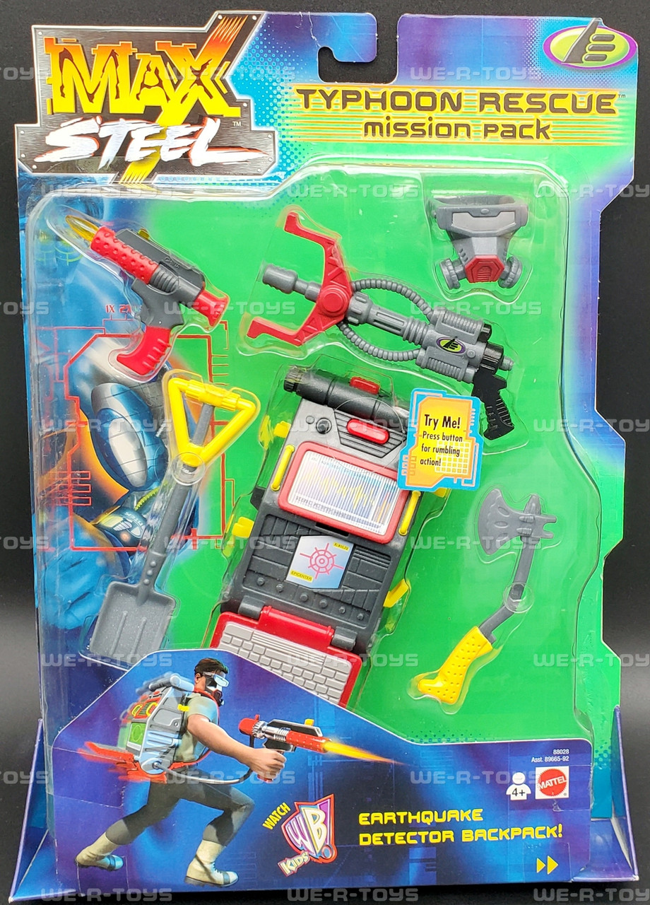 Max Steel Typhoon Rescue Mission Pack Accessory Set 2000 Mattel
