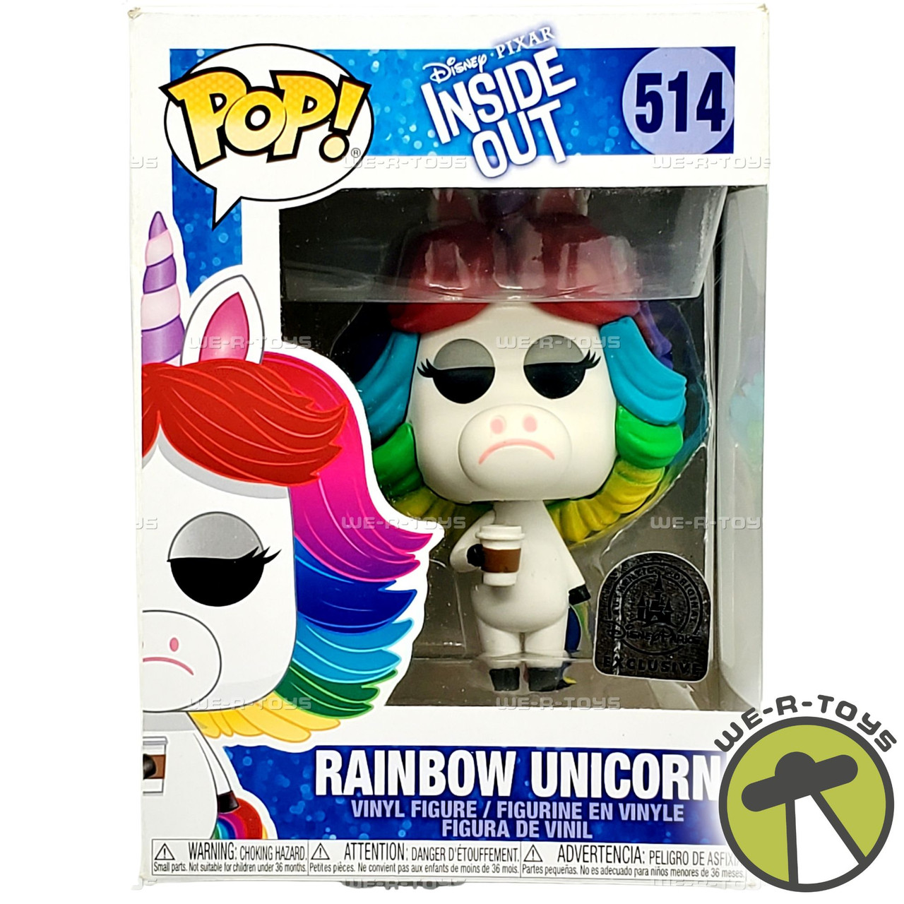 Funko POP Disney Pixar Inside Out Rainbow Unicorn 514 Vinyl Figure