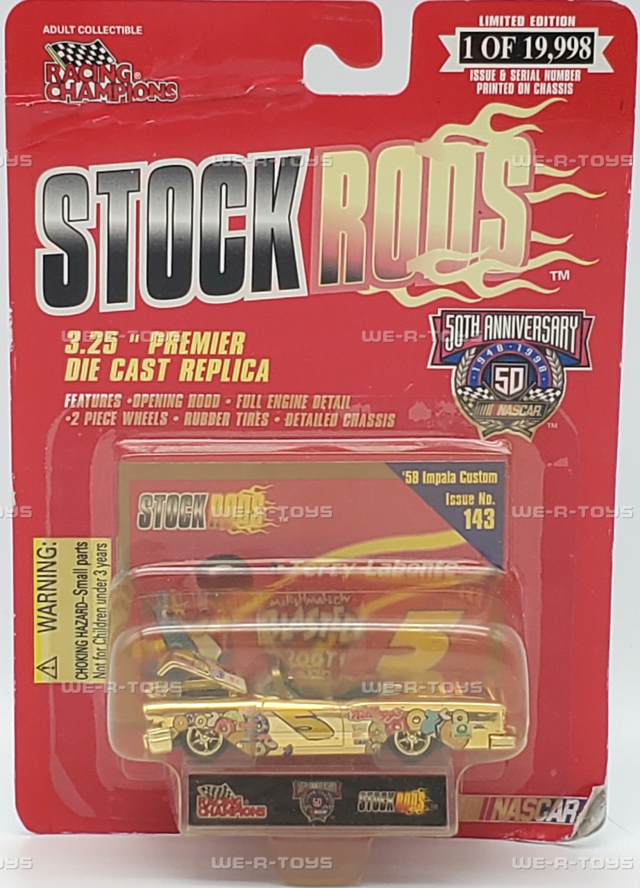 Lot of 4 Stock Rods 3.25
