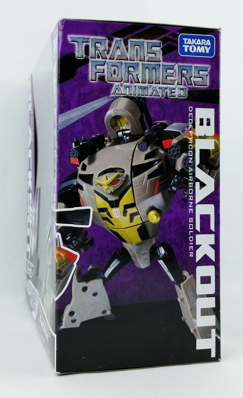 Transformers Animated TA-20 Airborne Soldier Blackout Figure