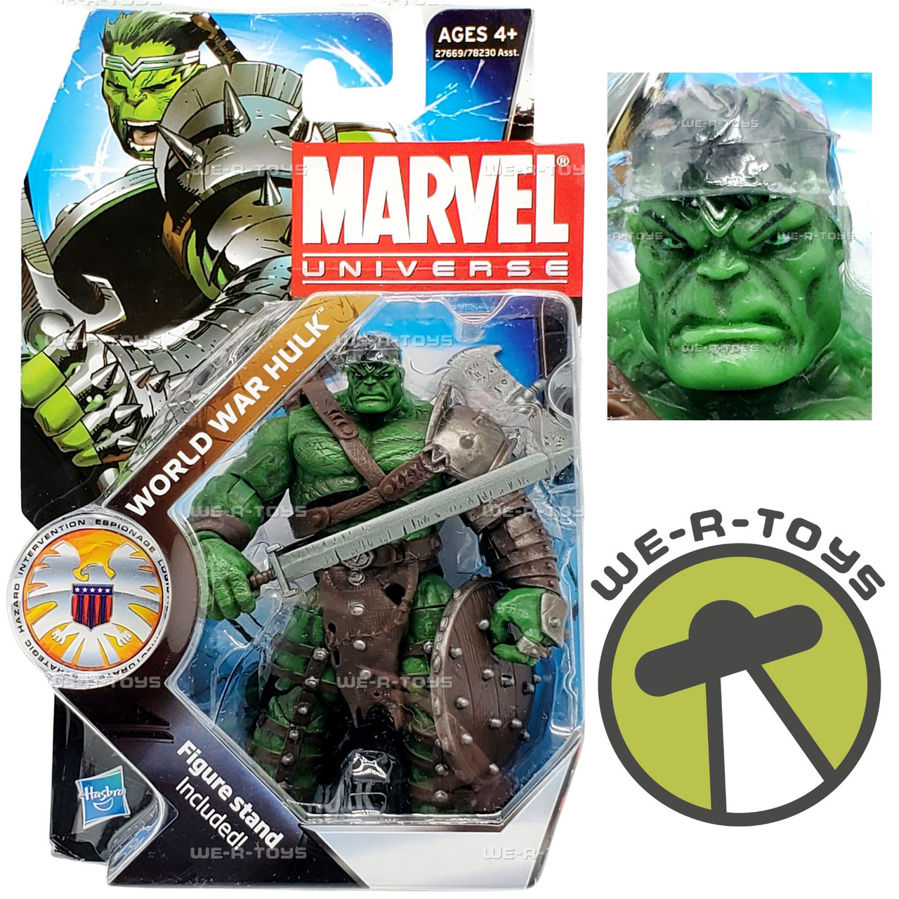 Hasbro Marvel Planet Hulk Action Figure Marvel Universe World War