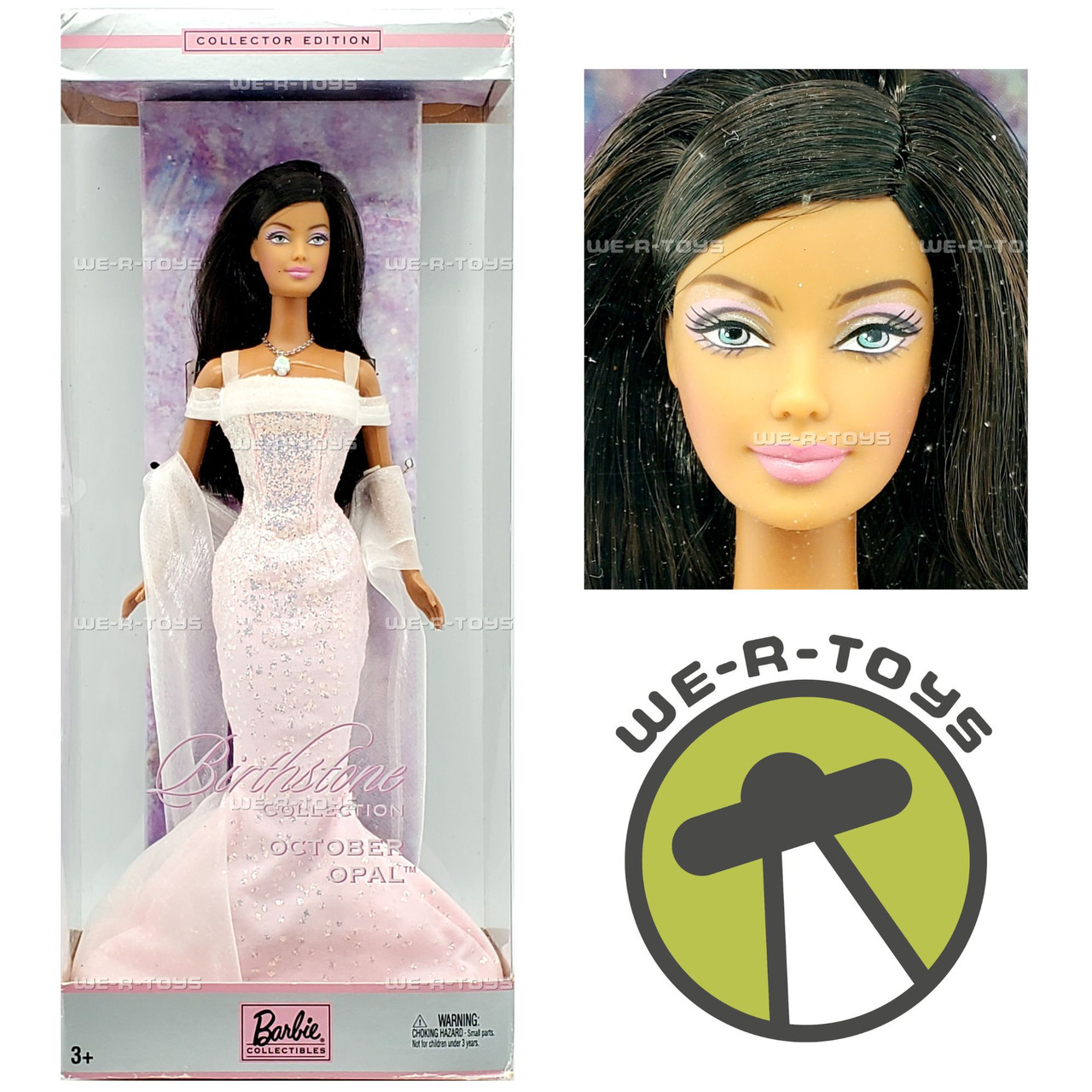 October Opal Barbie African American The Birthstone Collection Mattel C5328