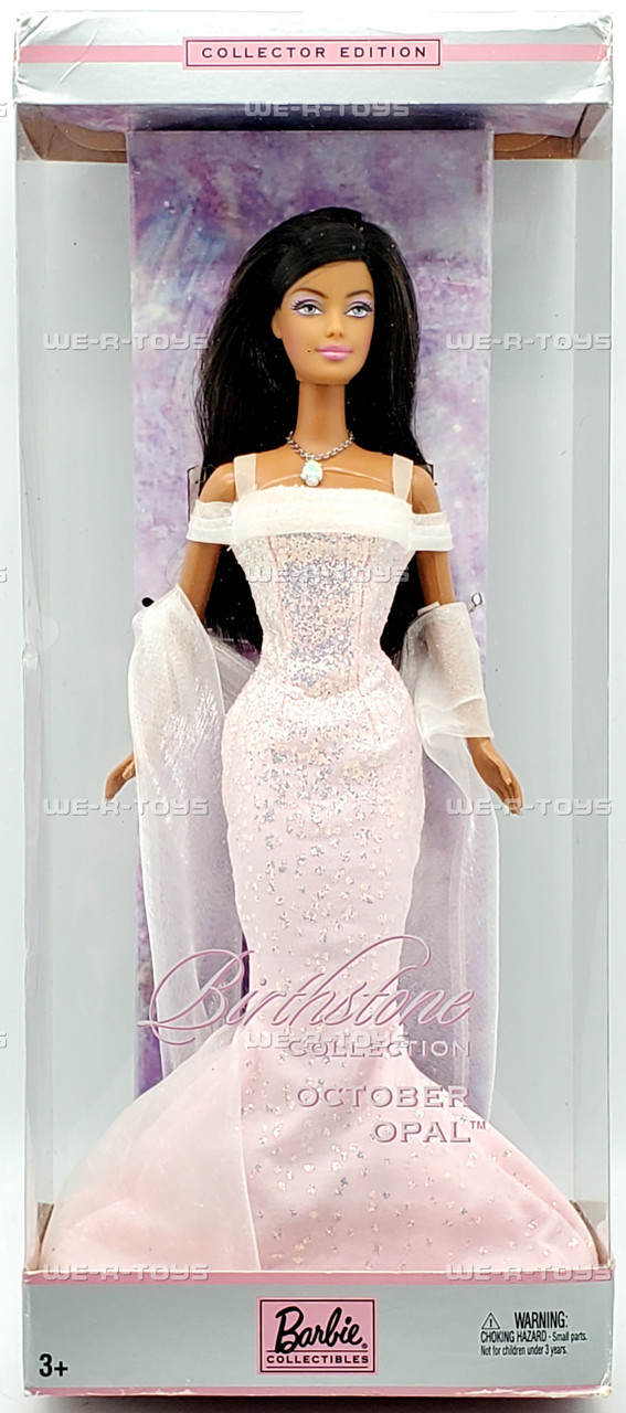 October Opal Barbie African American The Birthstone Collection 