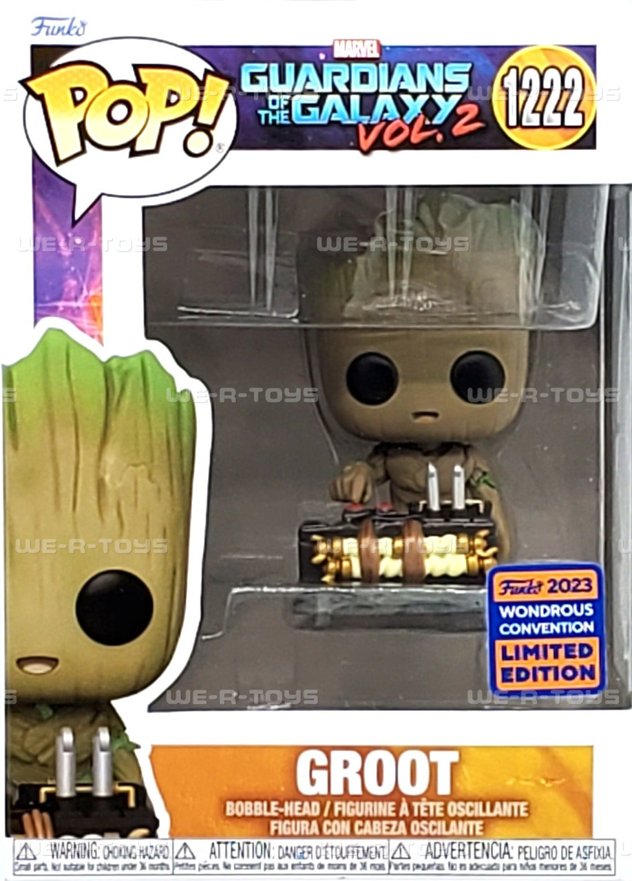 Funko Pop Marvel 1222 GOTG2 Groot with Detonator WonderCon