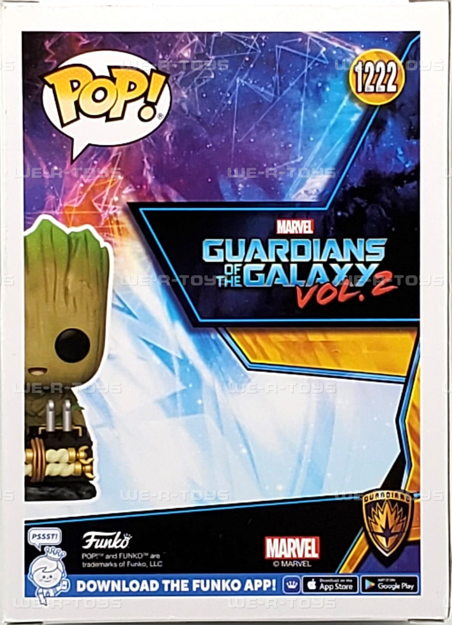 Funko Pop Marvel 1222 GOTG2 Groot with Detonator WonderCon