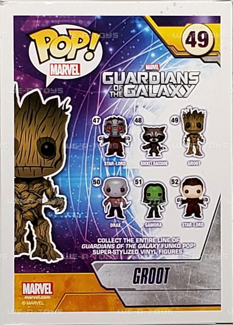 Funko Pop Marvel 49 Guardians of The Galaxy Groot Vinyl Bobble