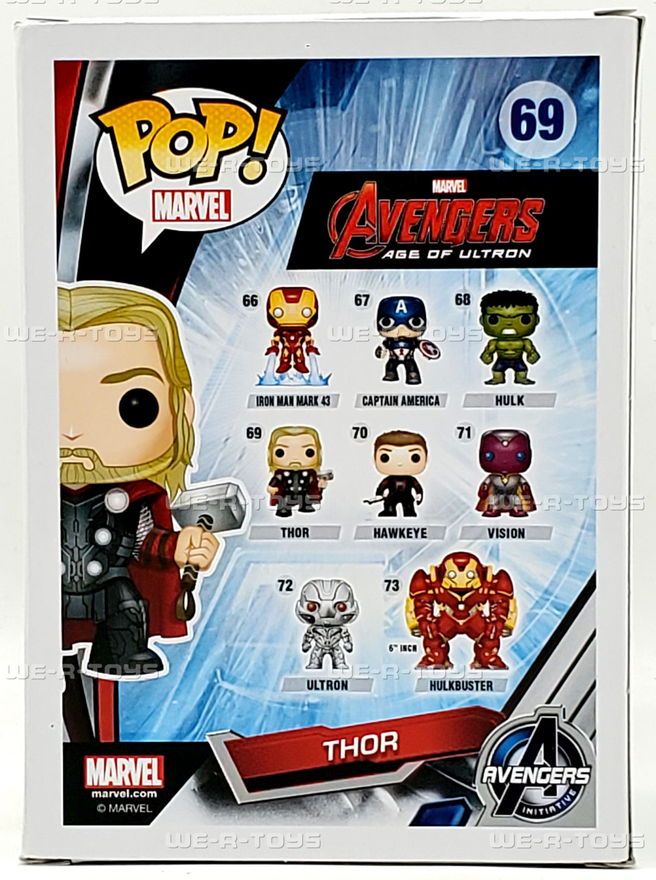 Funko POP Marvel Avengers 2 Age of Ultron Thor 69 Vinyl Figure