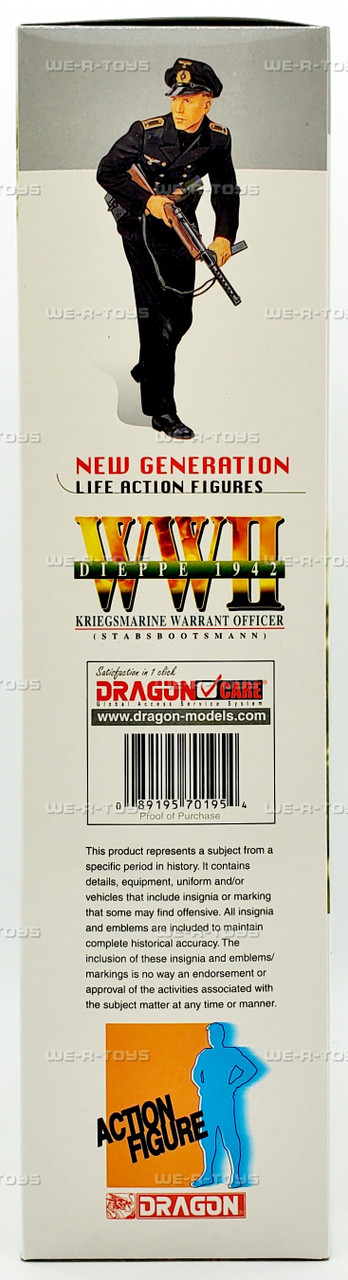Dragon 1/6 WWII Georg Kriegsmarine Warrant Officer Dieppe 1942