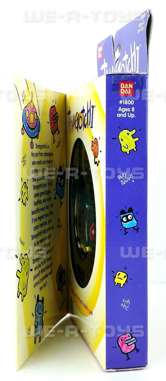 Tamagotchi Virtual Reality Pet 1996-1997 Bandai Clear Blue No