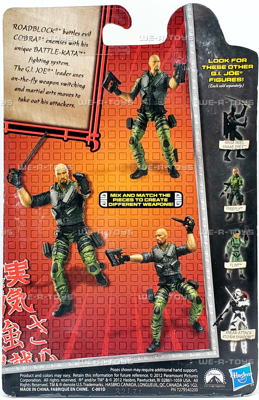 Joe Retaliation Battle-Kata Roadblock Action Figure 2012