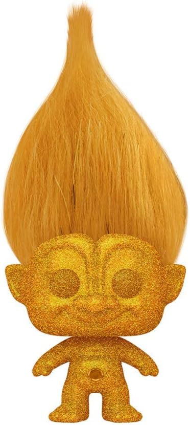 Funko Pop 08 Good Luck Trolls Gold Troll Diamond Limited Edition