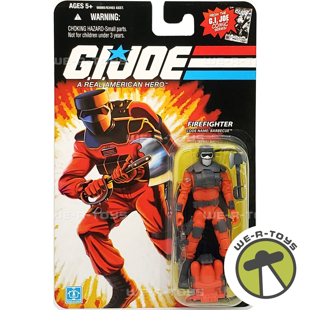 G.I. Joe 25th Anniversary Comic Series Barbecue Firefighter