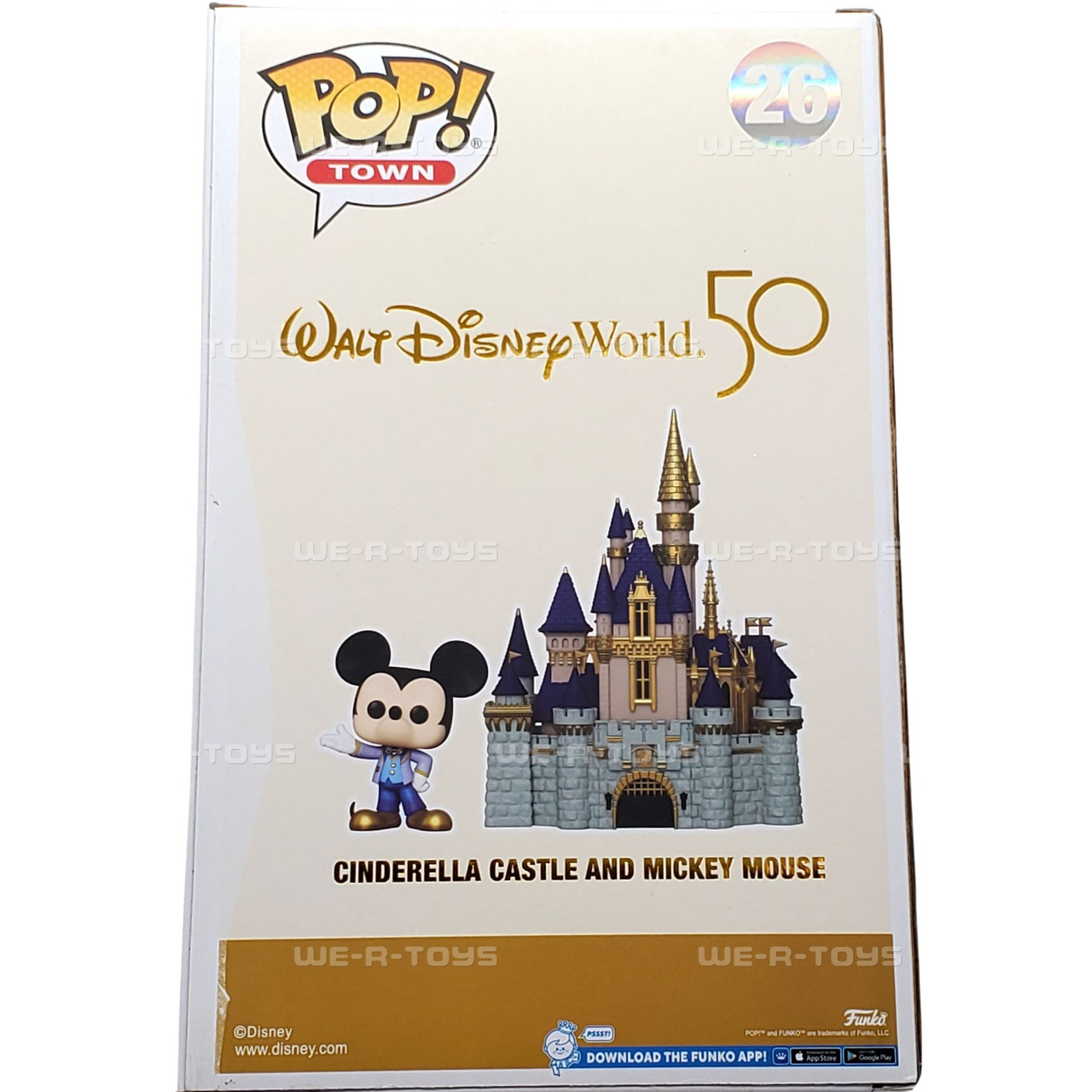 Funko Pop Town 26 Walt Disney World 50th Cinderella Castle with
