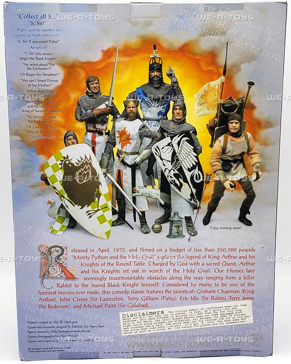 Monty Python and the Holy Grail Sir Launcelot Figure Sideshow Toy