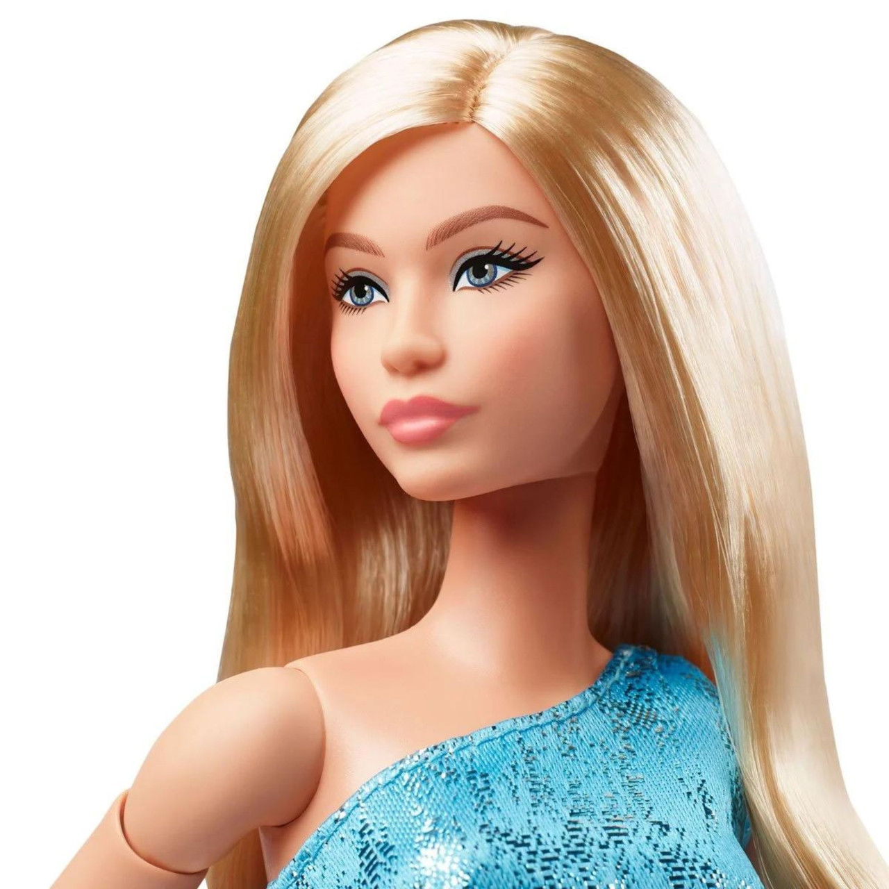 barbie 2023 blue dress Barbie Looks Doll #23 with Blue Dress Y2K Fashion Doll 2023 Mattel HRM15