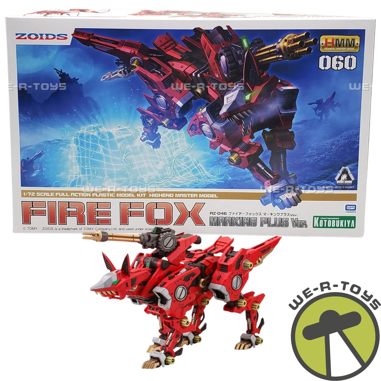 Zoids RZ-046 Fire Fox Marking Plus Plastic Model Kit Kotobukiya 1