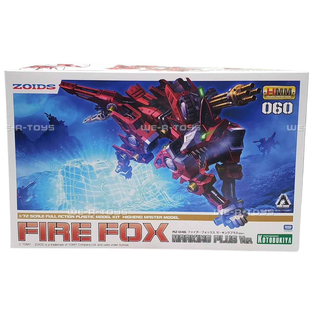 Zoids RZ-046 Fire Fox Marking Plus Plastic Model Kit Kotobukiya 1