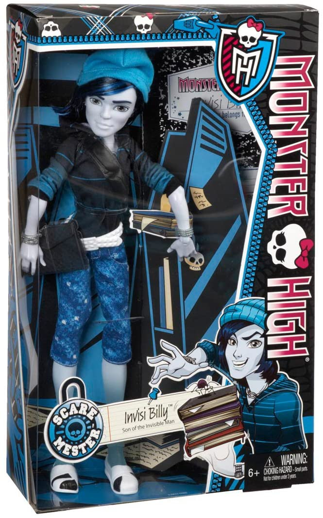 Monster High Scaremester Invisi Billy Doll Son of the Invisible