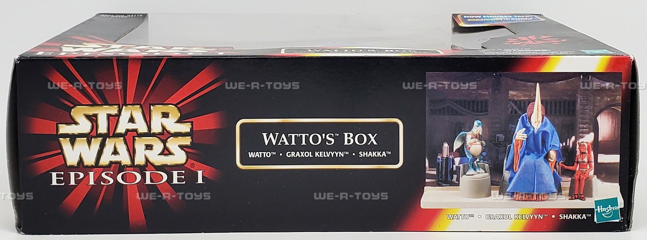 Star Wars Episode 1 Watto's Box Graxol, Shakka, Watto Figures