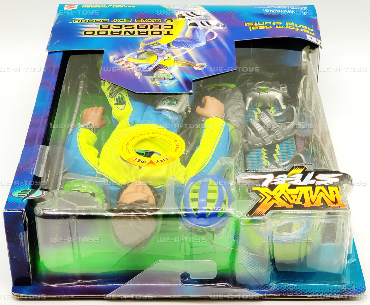 Max Steel Tornado Chaser Action Figure with MX12 Sky Board