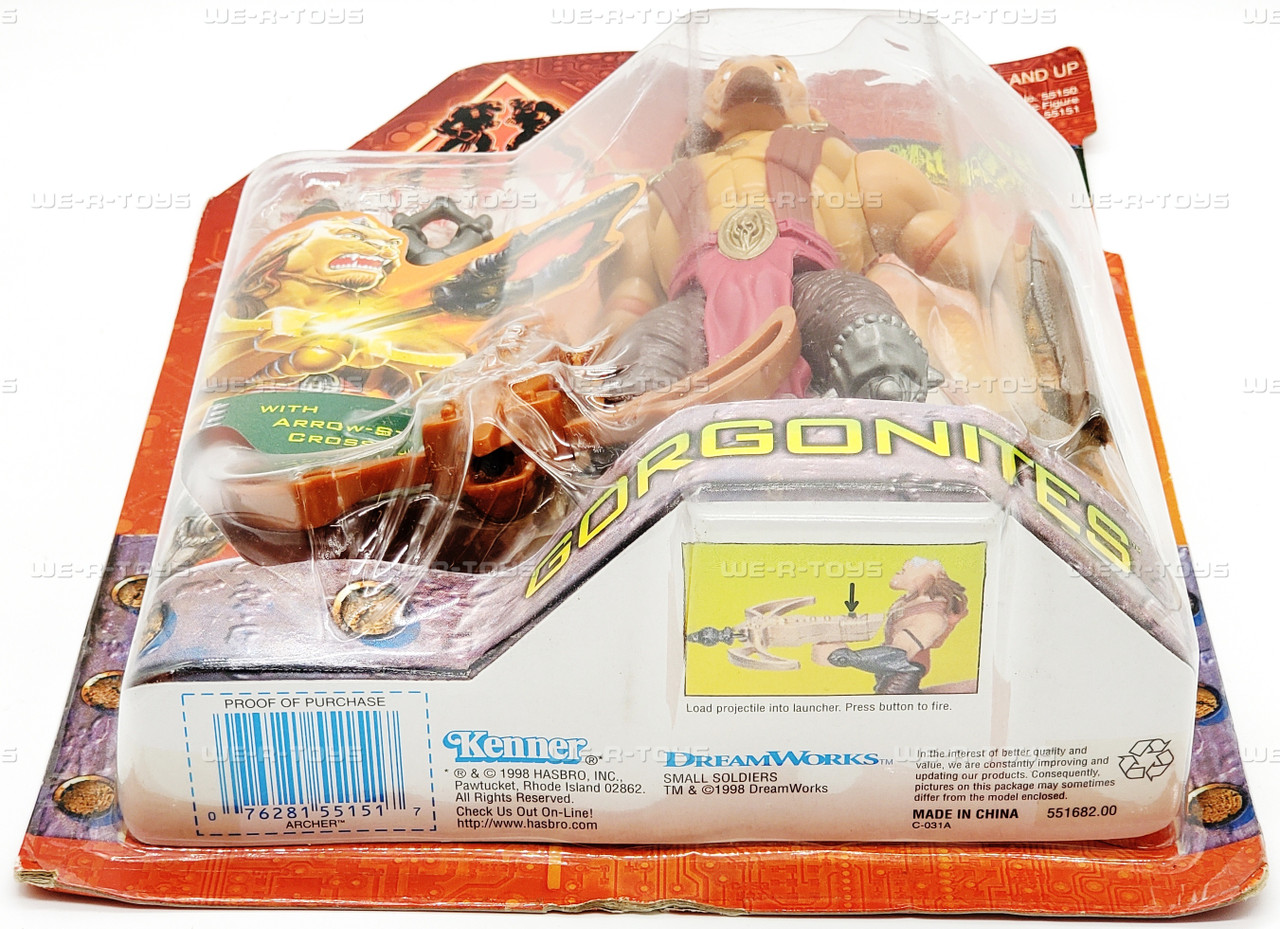 Small Soldiers Archer Gorgonite Leader Action Figure 1998 Kenner