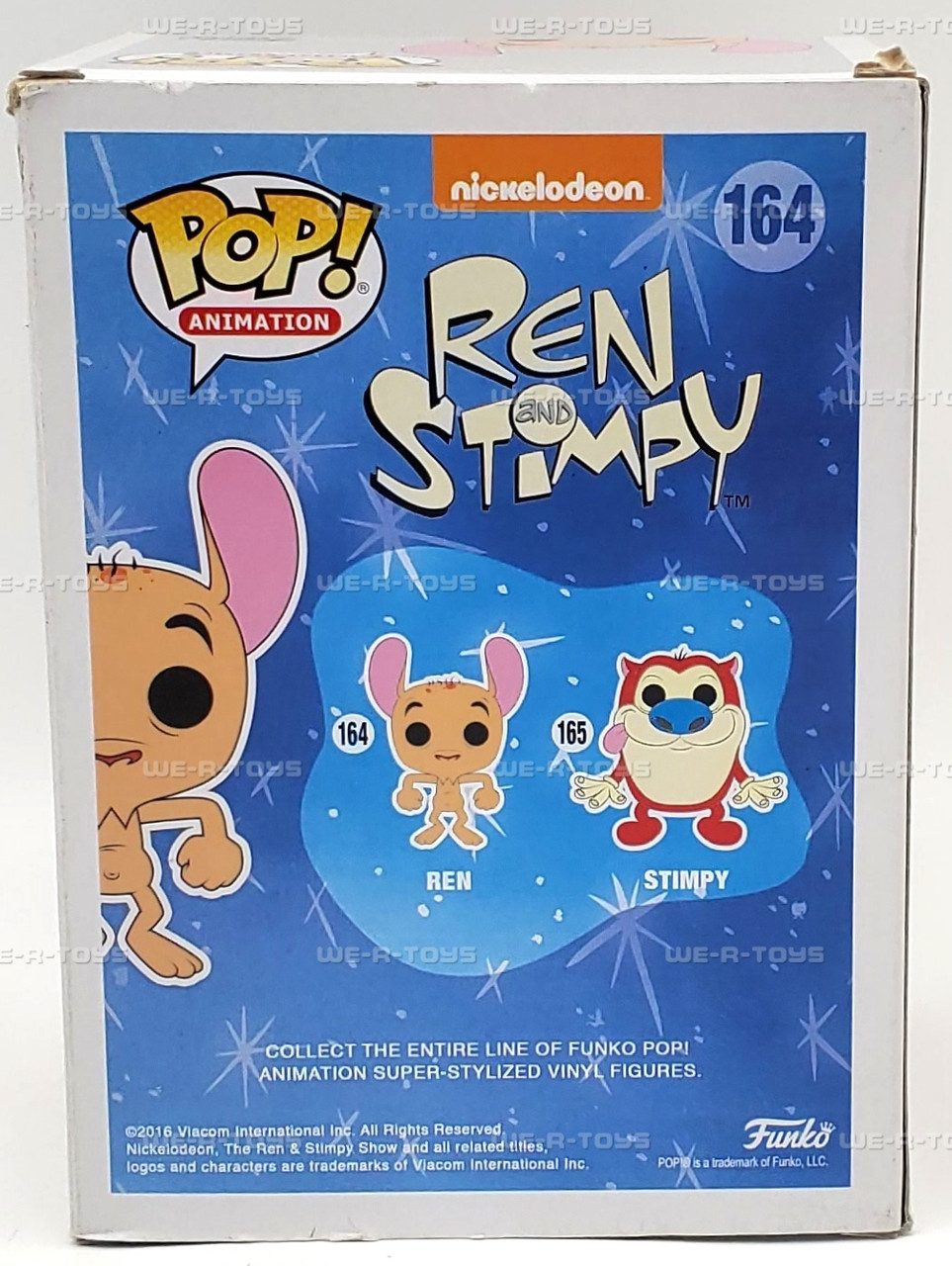 Nickelodeon Ren and Stimpy Funko Pop Ren Vinyl Figure 164 NRFB