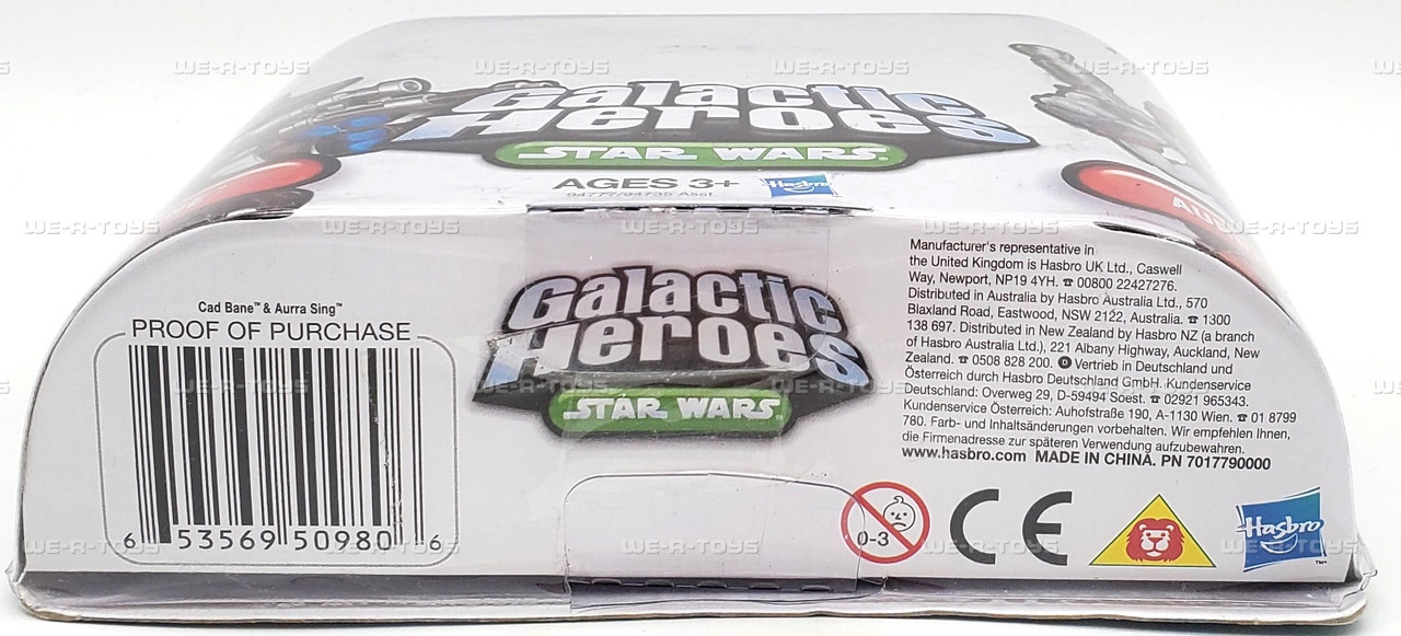 Star Wars Galactic Heroes Cad Bane & Aurra Sing Figures Hasbro