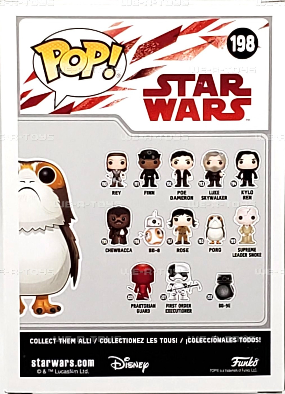 限定版　FUNKO POP STARWARS PORG　スターウォーズ　ポーグ Funko POP! Star Wars Porg Vinyl Bobble Head [Flocked