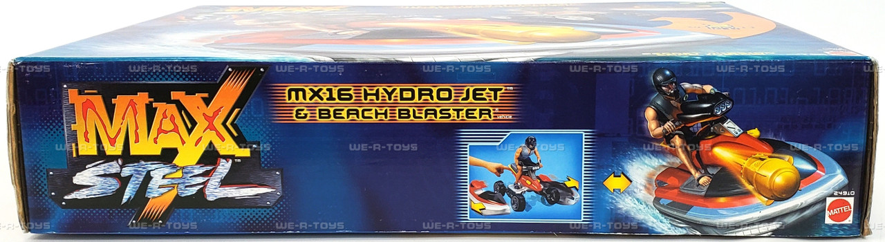 Max Steel MX16 Hydro Jet & Beach Blaster Vehicle 1999 Mattel