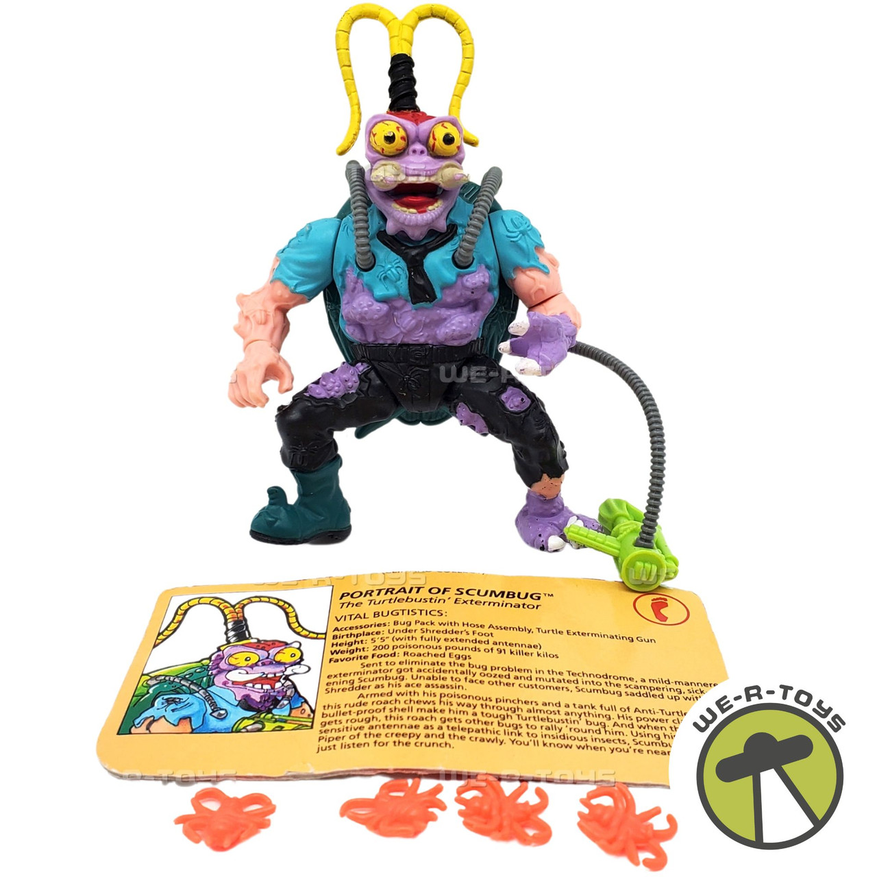 Teenage Mutant Ninja Turtles Scumbug Figure With File Card