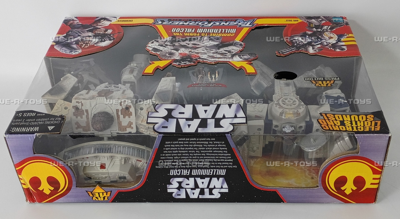 Star Wars Transformers Millennium Falcon Han Solo & Chewbacca