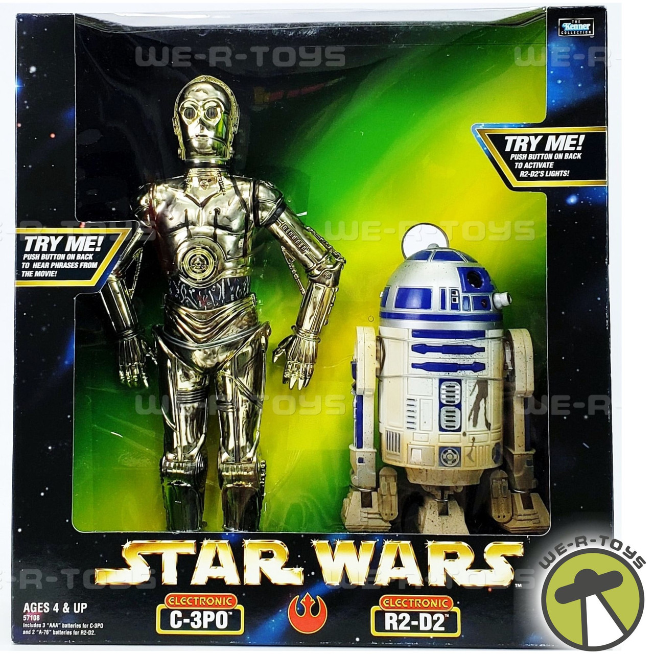 Star Wars Electronic Talking C-3PO & R2-D2 12" Action Figure Set