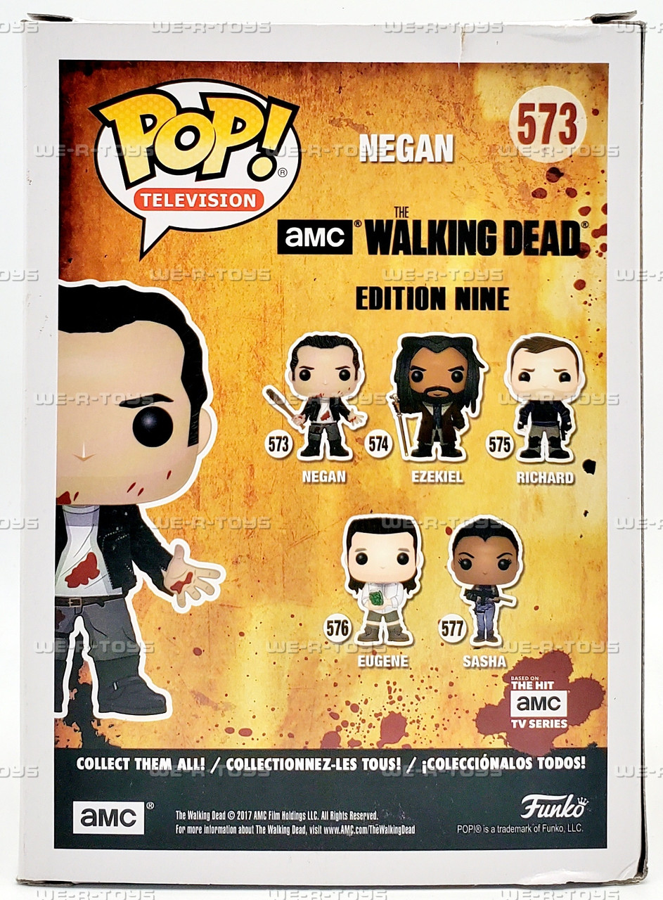 The Walking Dead Negan Clean Shaven Bloody 573 Funko Pop