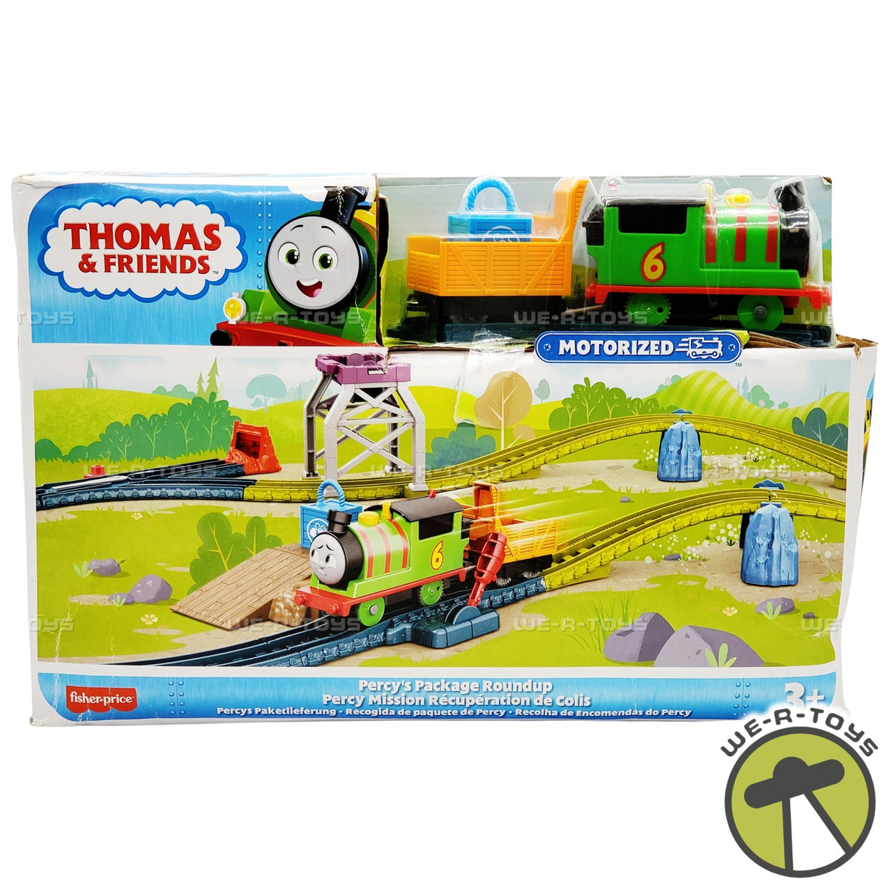 Thomas Friends Percy's Package Roundup Train Track Set W